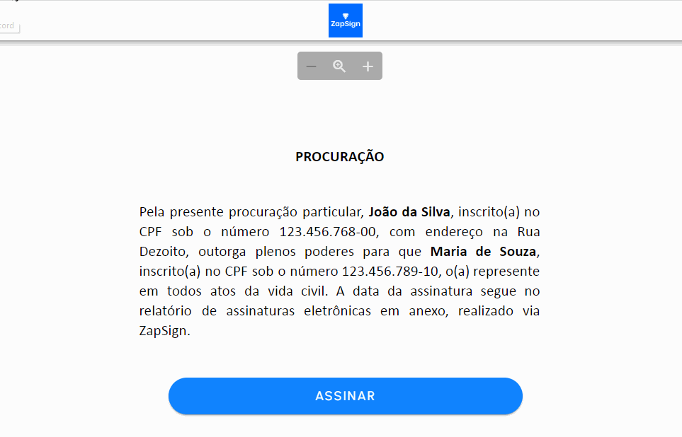 Como assinar um documento?